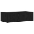 Wandtisch Schwarz Eichen-Optik 100 x 45 x 30 cm Holzwerkstoff