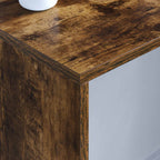 Wandtisch Geräucherte Eiche 100 x 45 x 30 cm Holzwerkstoff