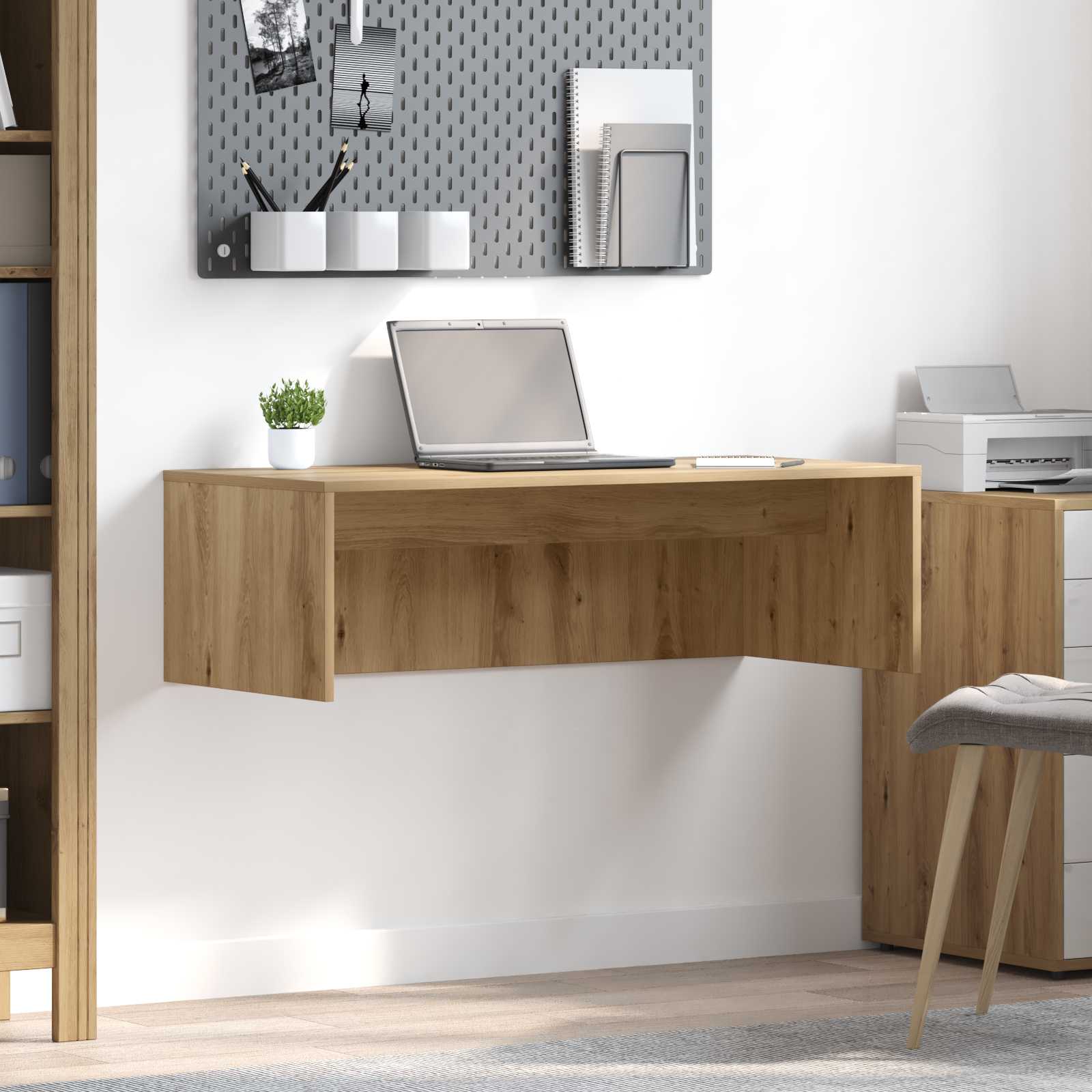 Wandtisch Artisan-Eiche 100 x 45 x 30 cm Holzwerkstoff