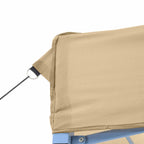 Party-Zelt Beige 200 x 200 x 306 cm Oxford-Stoff