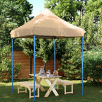 Party-Zelt Beige 200 x 200 x 306 cm Oxford-Stoff