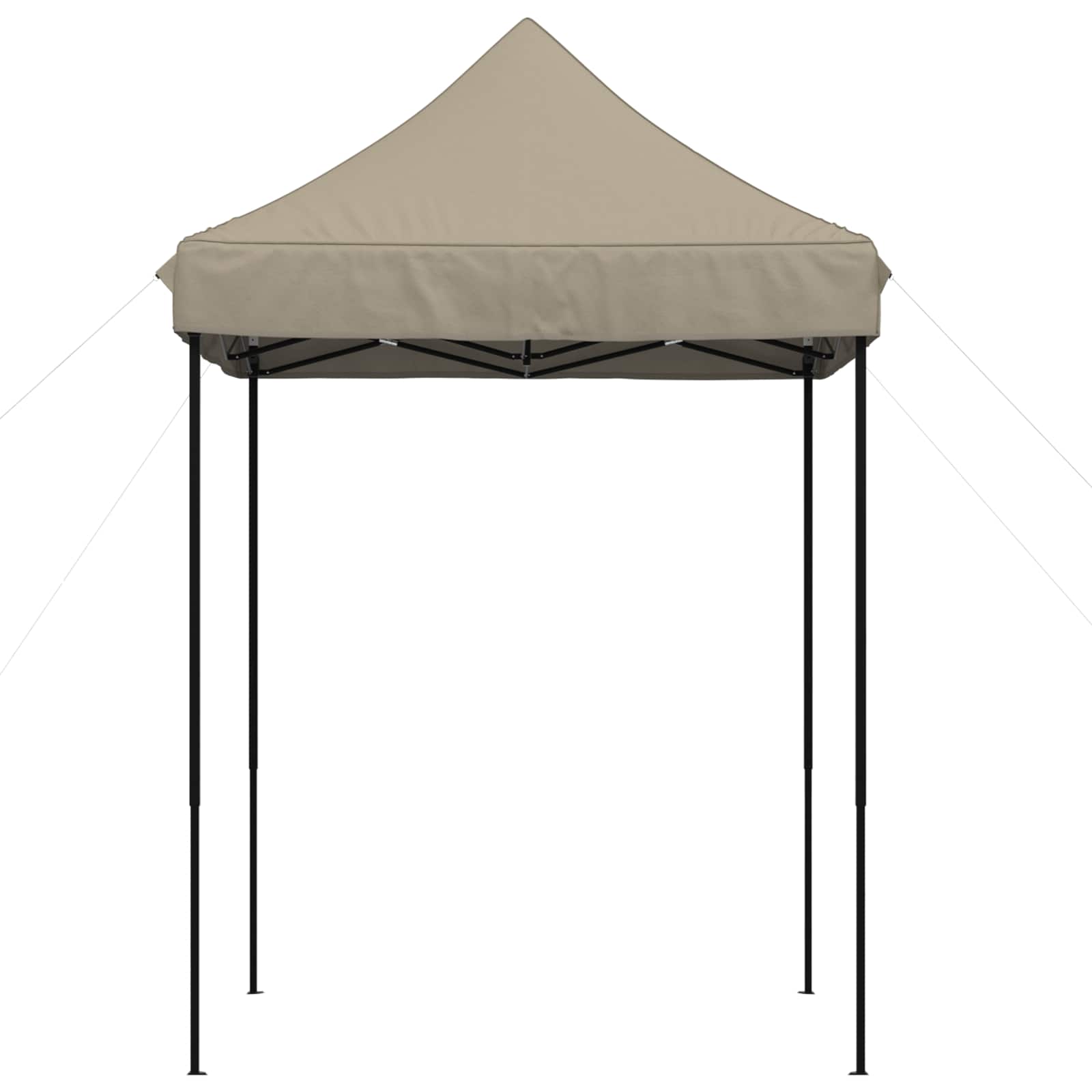 Party-Zelt Taupe 200 x 200 x 306 cm Oxford-Stoff