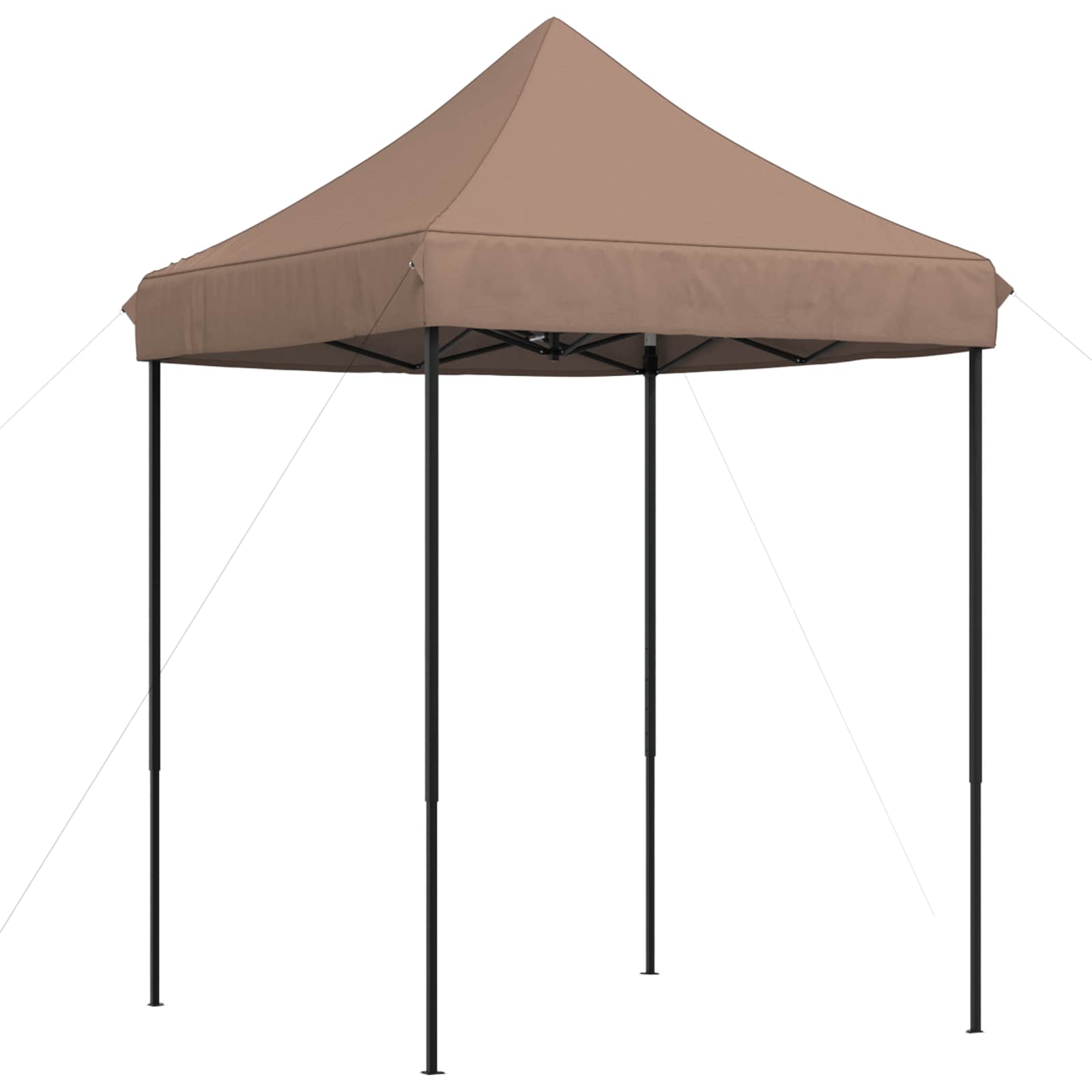 Party-Zelt Braun 200 x 200 x 306 cm Oxford-Stoff