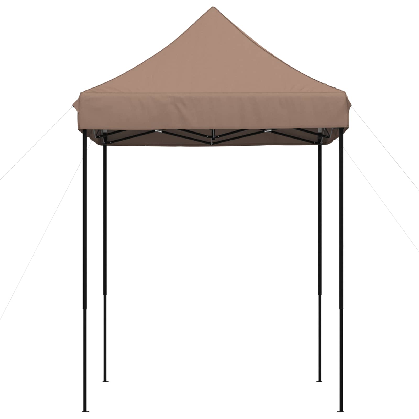 Party-Zelt Braun 200 x 200 x 306 cm Oxford-Stoff