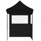 Party-Zelt Schwarz 200 x 200 x 306 cm Oxford-Stoff