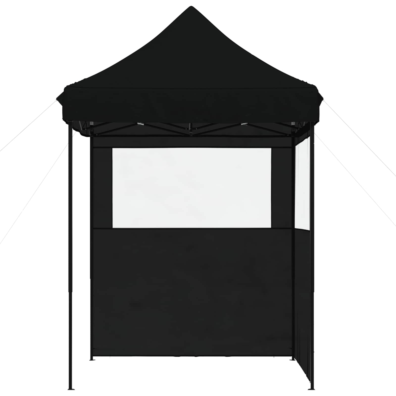 Party-Zelt Schwarz 200 x 200 x 306 cm Oxford-Stoff