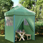 Party-Zelt Grün 200 x 200 x 306 cm Oxford-Stoff