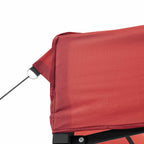 Party-Zelt Bordeauxrot 200 x 200 x 306 cm Oxford-Stoff