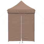 Party-Zelt Braun 200 x 200 x 306 cm Oxford-Stoff
