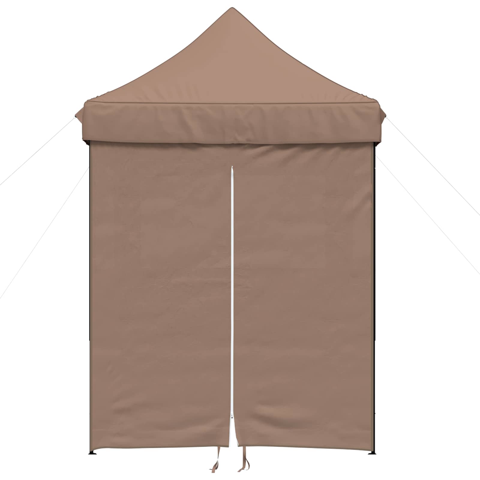 Party-Zelt Braun 200 x 200 x 306 cm Oxford-Stoff