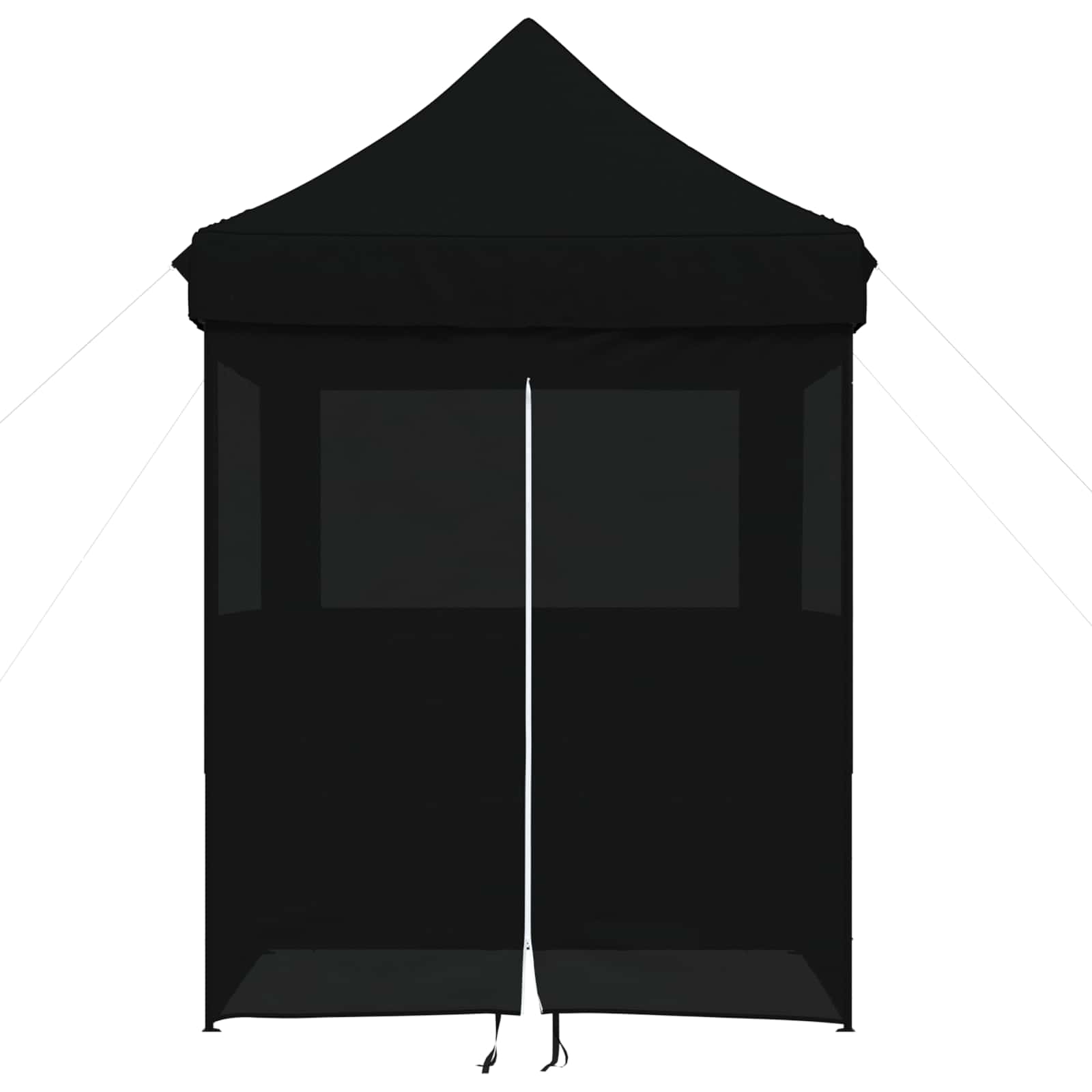 Party-Zelt Schwarz 200 x 200 x 306 cm Oxford-Stoff