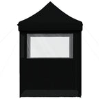 Party-Zelt Schwarz 200 x 200 x 306 cm Oxford-Stoff