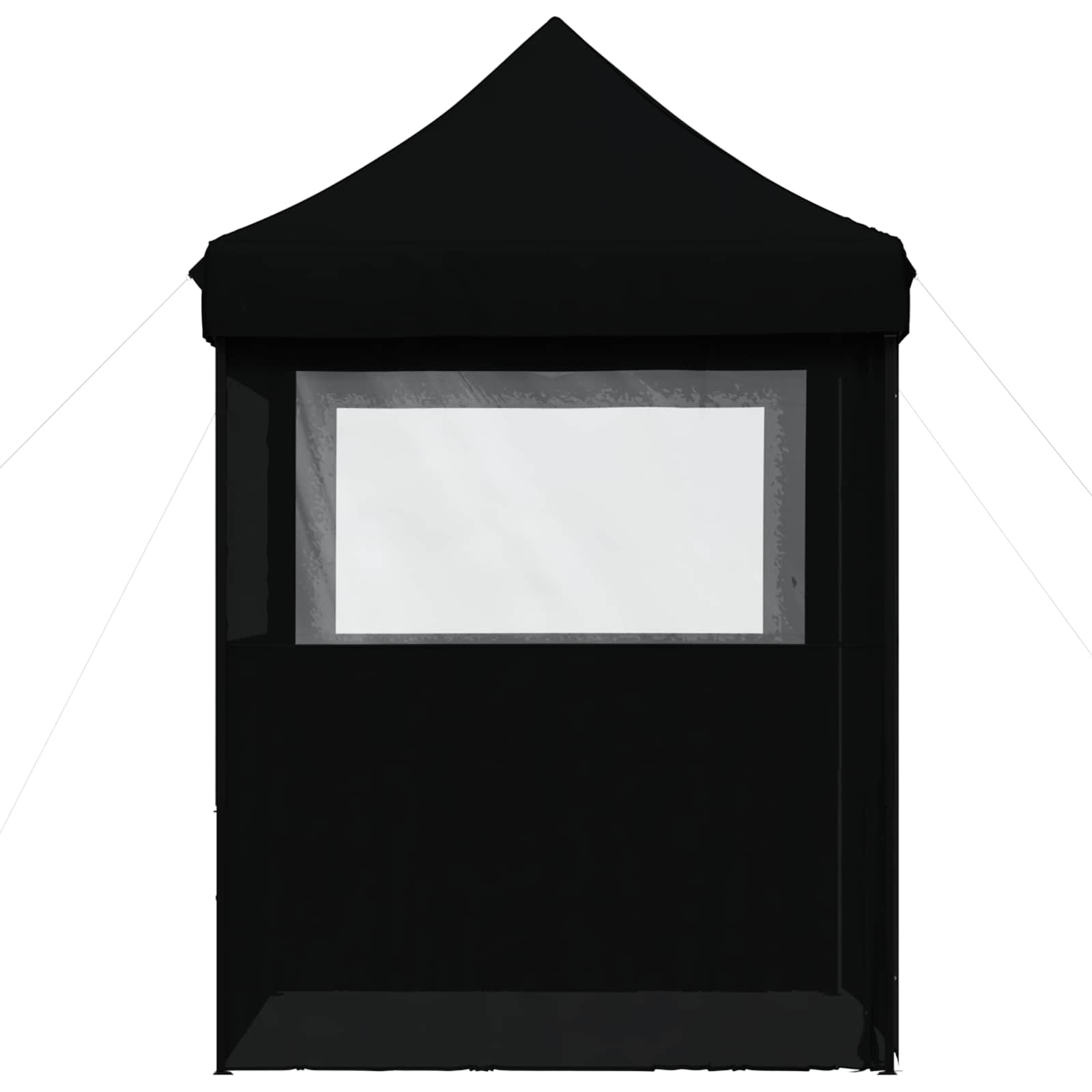 Party-Zelt Schwarz 200 x 200 x 306 cm Oxford-Stoff