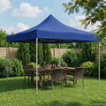 Party-Zelt Blau 291 x 291 x 315 cm Oxford-Stoff