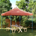 Party-Zelt Terrakotta 292 x 292 x 315 cm Oxford-Stoff