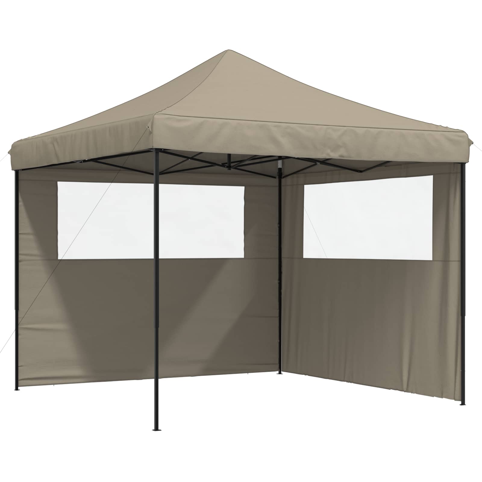 Party-Zelt Taupe 292 x 292 x 315 cm Oxford-Stoff