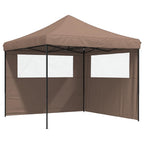 Party-Zelt Braun 292 x 292 x 315 cm Oxford-Stoff
