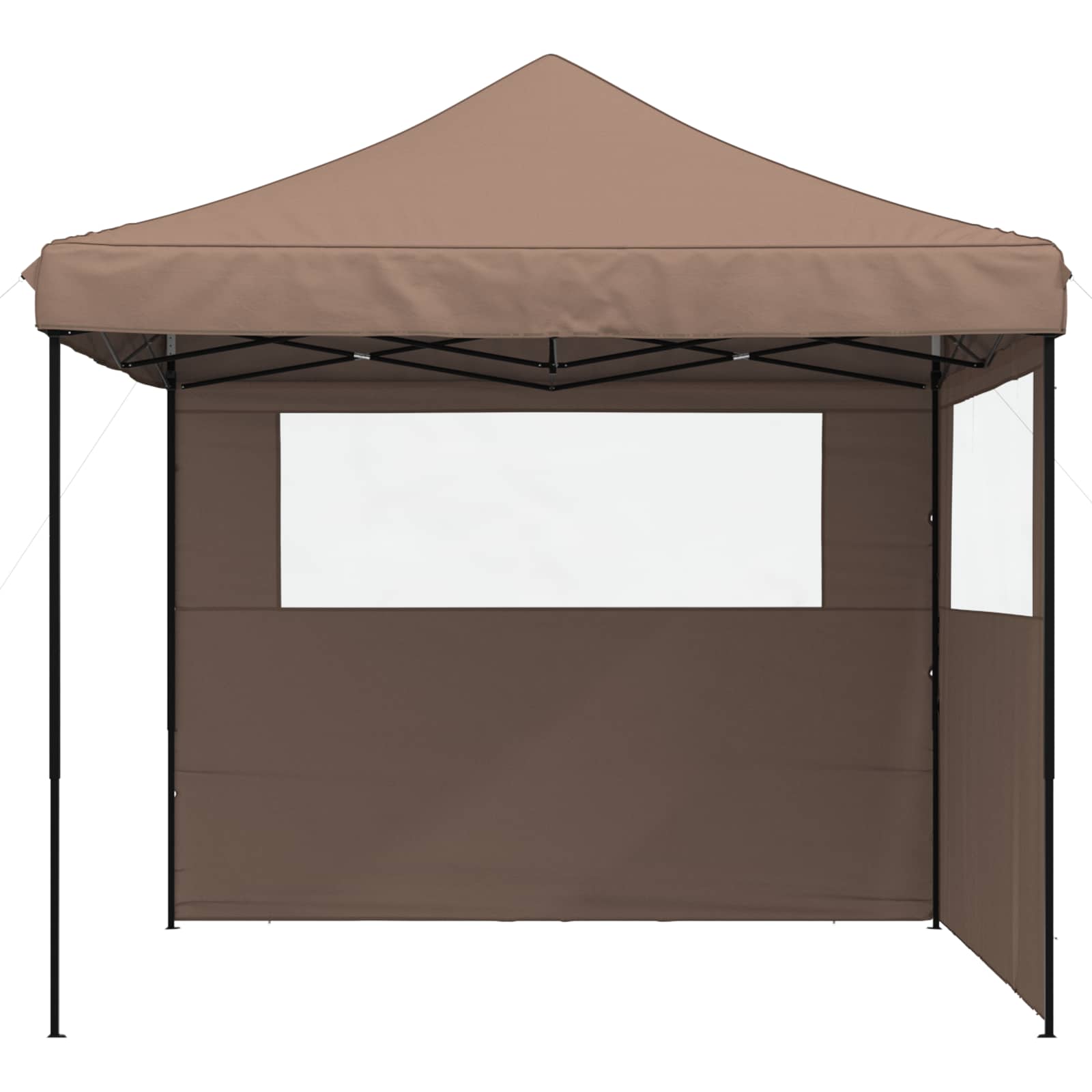 Party-Zelt Braun 292 x 292 x 315 cm Oxford-Stoff
