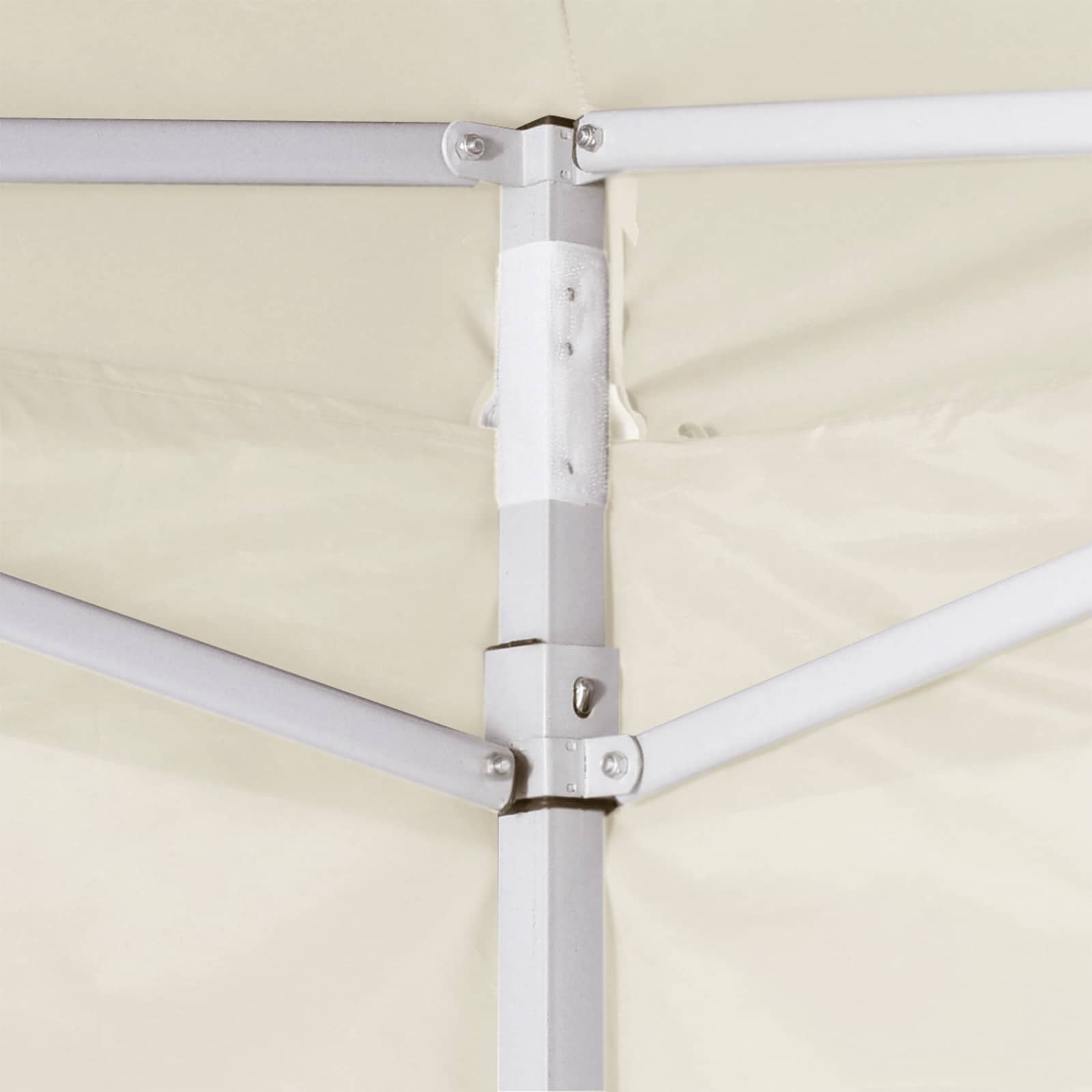Party-Zelt Creme 291 x 291 x 315 cm Oxford-Stoff