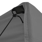 Party-Zelt Anthrazit 291 x 291 x 315 cm Oxford-Stoff