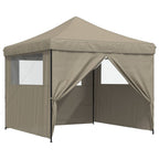 Party-Zelt Taupe 292 x 292 x 315 cm Oxford-Stoff