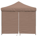 Party-Zelt Braun 292 x 292 x 315 cm Oxford-Stoff