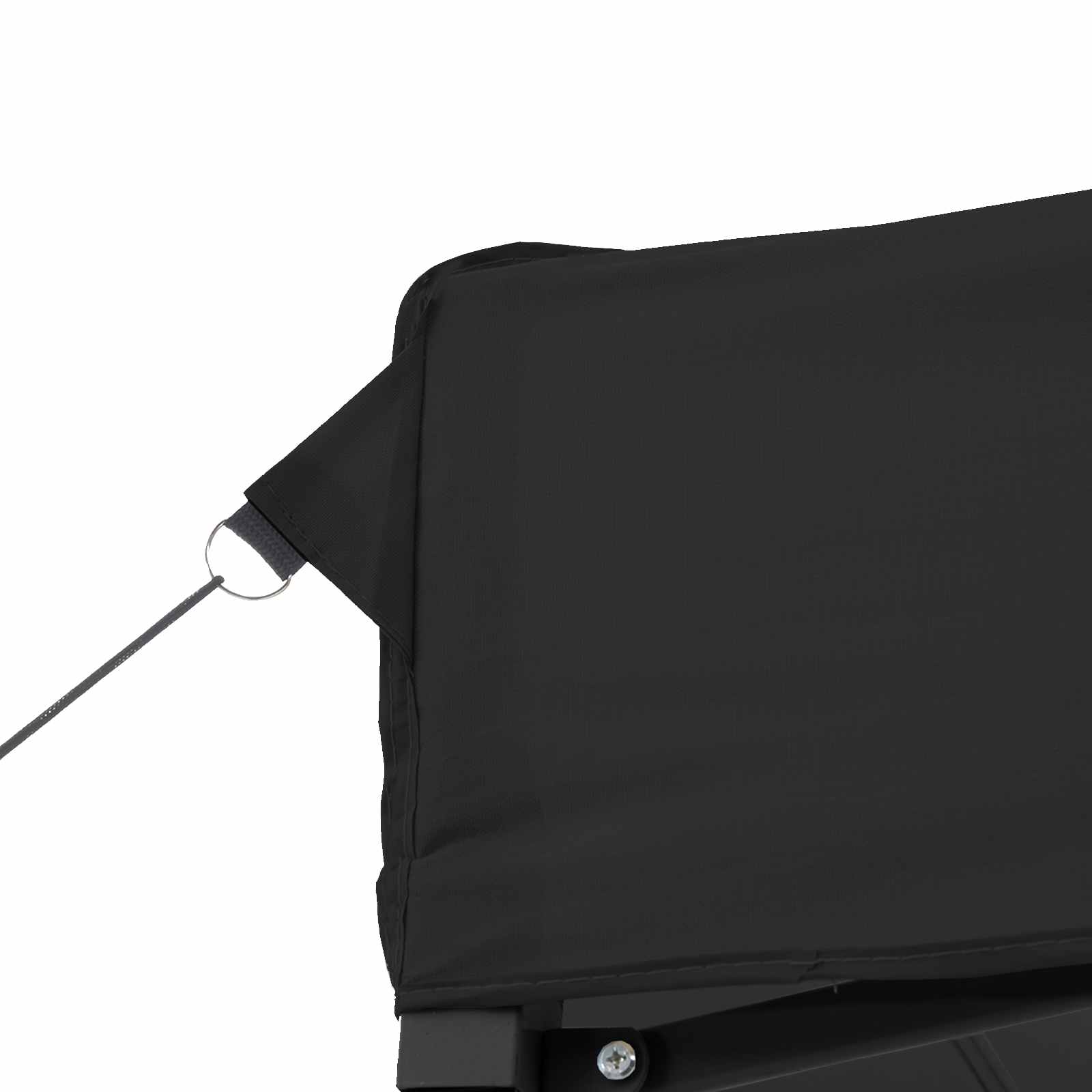 Party-Zelt Schwarz 292 x 292 x 315 cm Oxford-Stoff