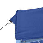 Party-Zelt Blau 280 x 410 x 315 cm Oxford-Stoff