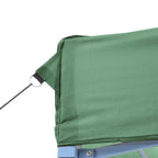 Party-Zelt Grün 279 x 410 x 315 cm Oxford-Stoff