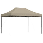 Party-Zelt Taupe 279 x 410 x 315 cm Oxford-Stoff