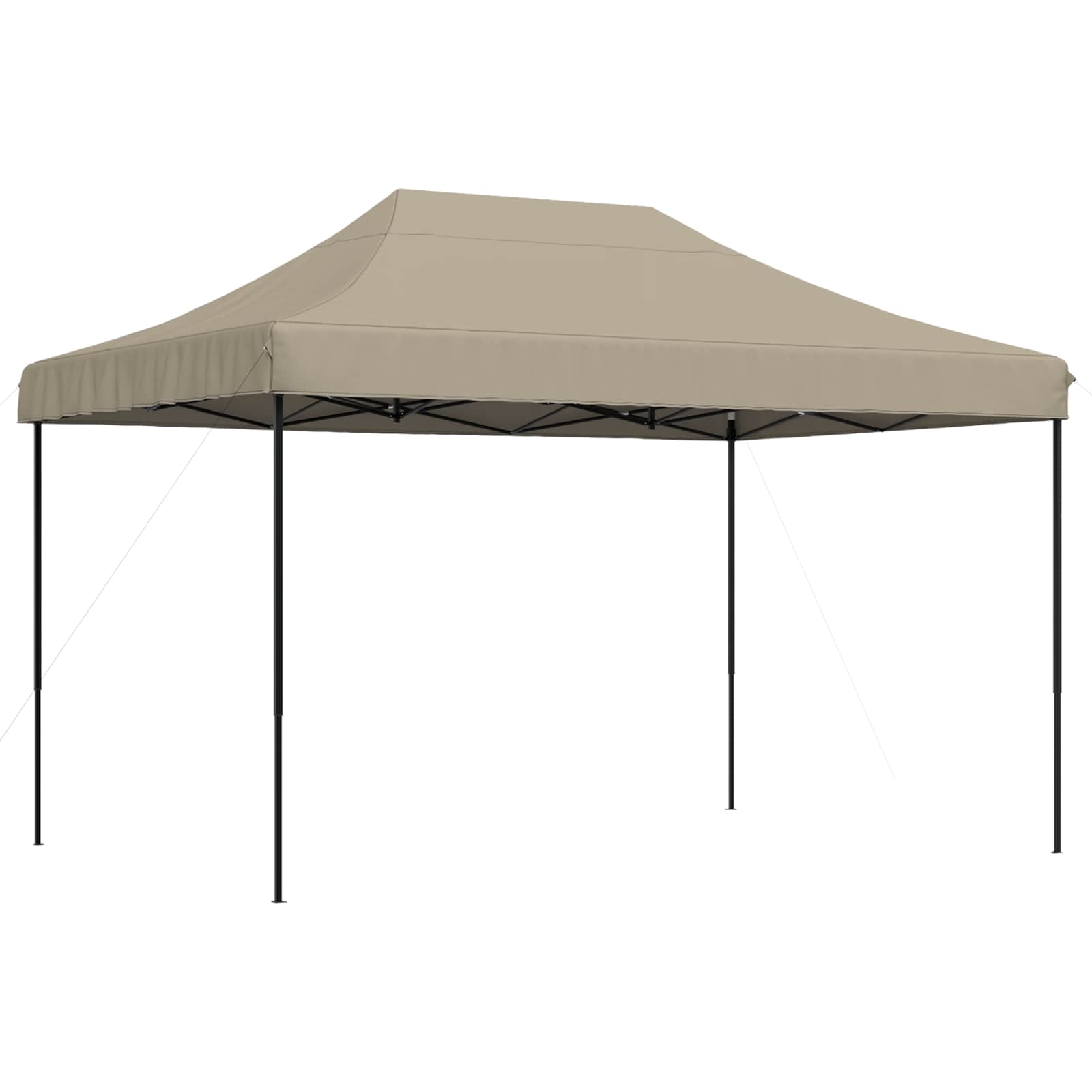 Party-Zelt Taupe 279 x 410 x 315 cm Oxford-Stoff