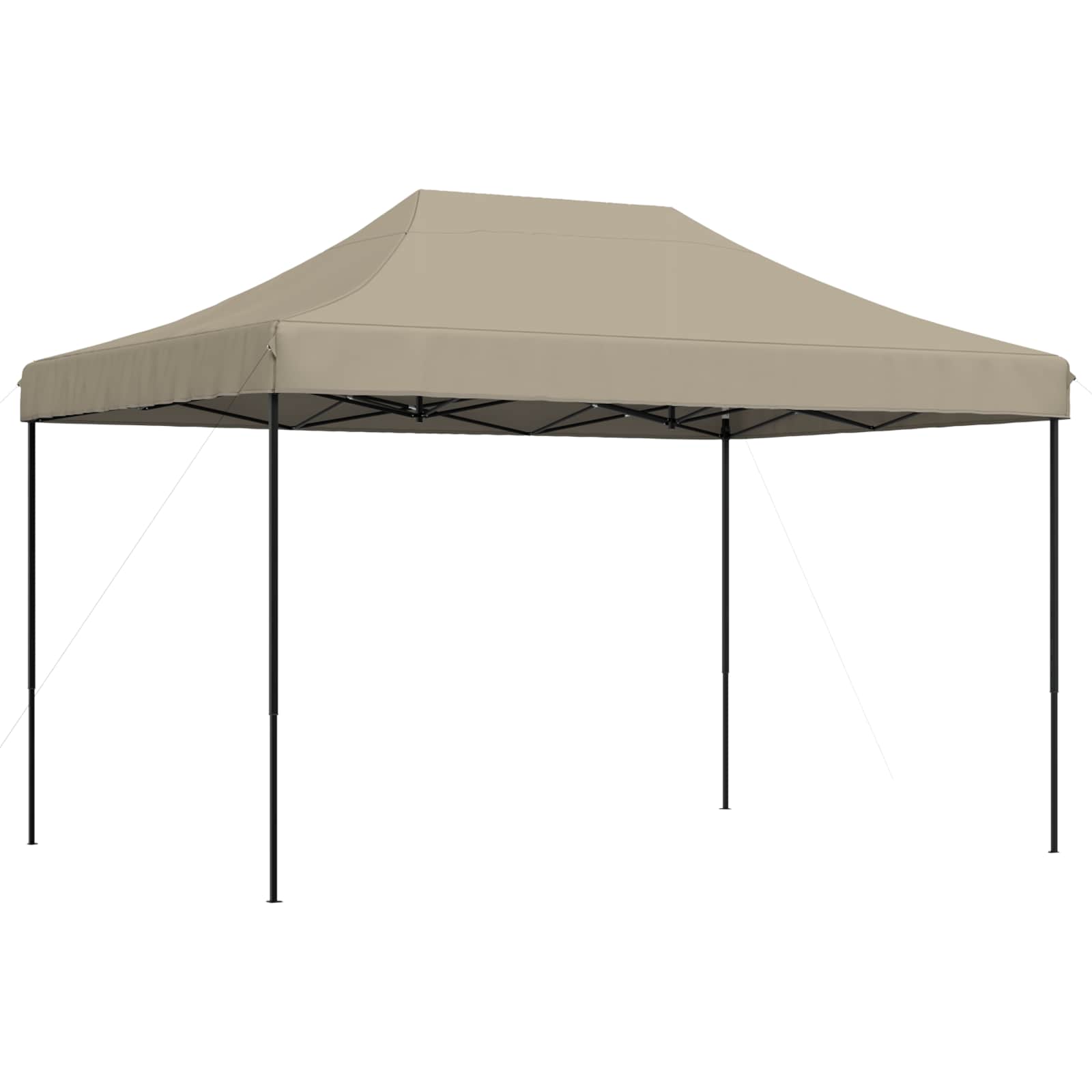 Party-Zelt Taupe 279 x 410 x 315 cm Oxford-Stoff