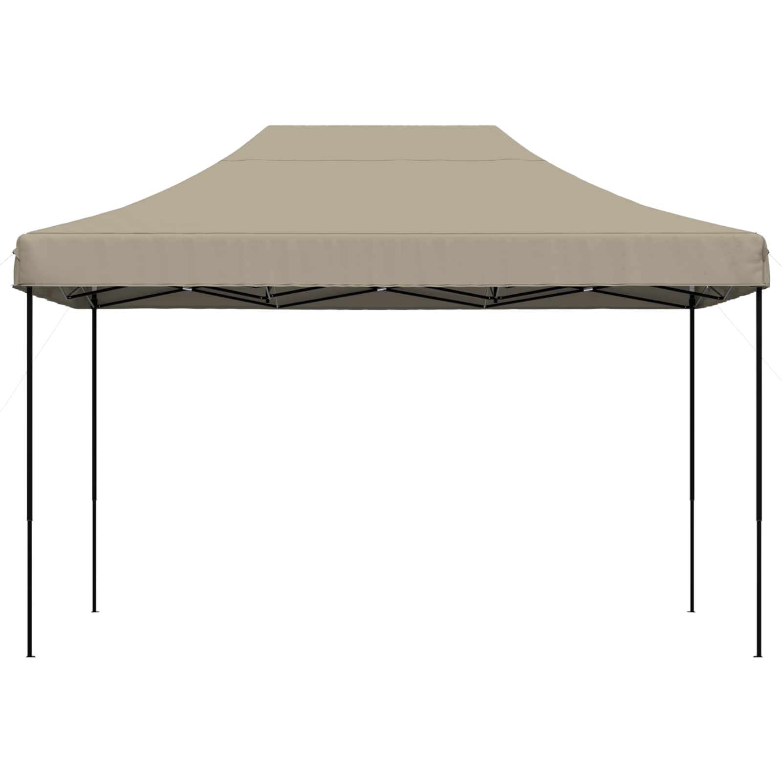 Party-Zelt Taupe 279 x 410 x 315 cm Oxford-Stoff