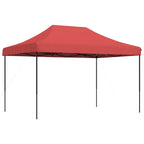Party-Zelt Bordeauxrot 279 x 410 x 315 cm Oxford-Stoff