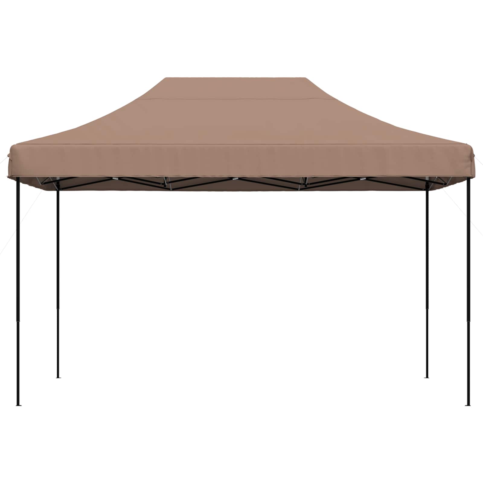 Party-Zelt Braun 279 x 410 x 315 cm Oxford-Stoff