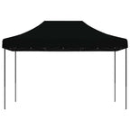 Party-Zelt Schwarz 279 x 410 x 315 cm Oxford-Stoff