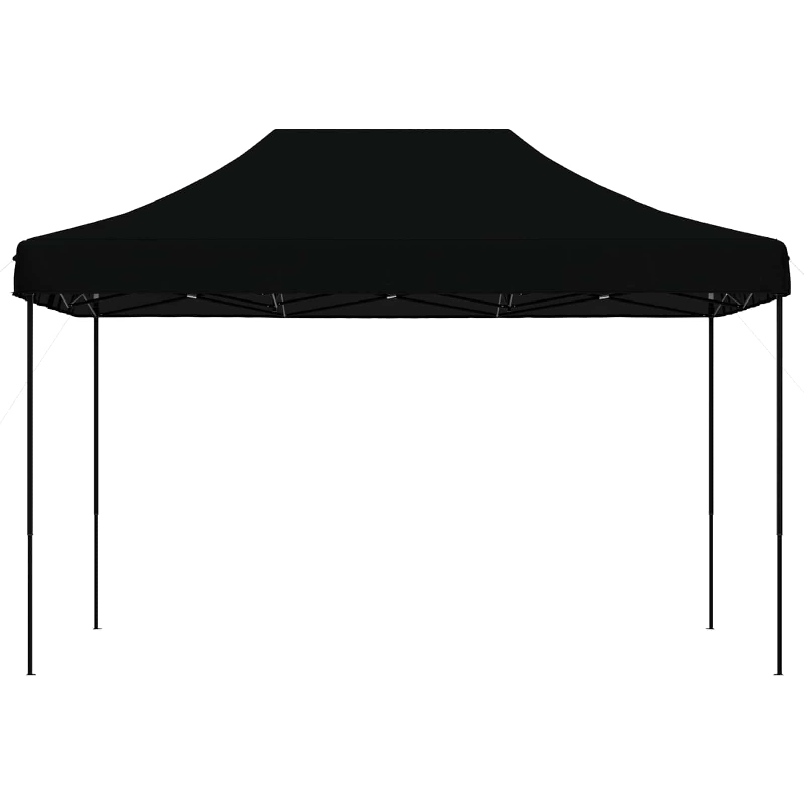 Party-Zelt Schwarz 279 x 410 x 315 cm Oxford-Stoff