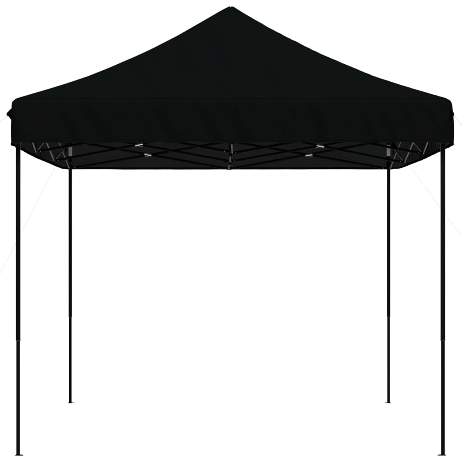 Party-Zelt Schwarz 279 x 410 x 315 cm Oxford-Stoff
