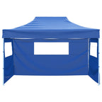 Party-Zelt Blau 280 x 410 x 315 cm Oxford-Stoff