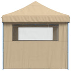 Party-Zelt Beige 279 x 410 x 315 cm Oxford-Stoff