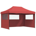 Party-Zelt Bordeauxrot 279 x 410 x 315 cm Oxford-Stoff