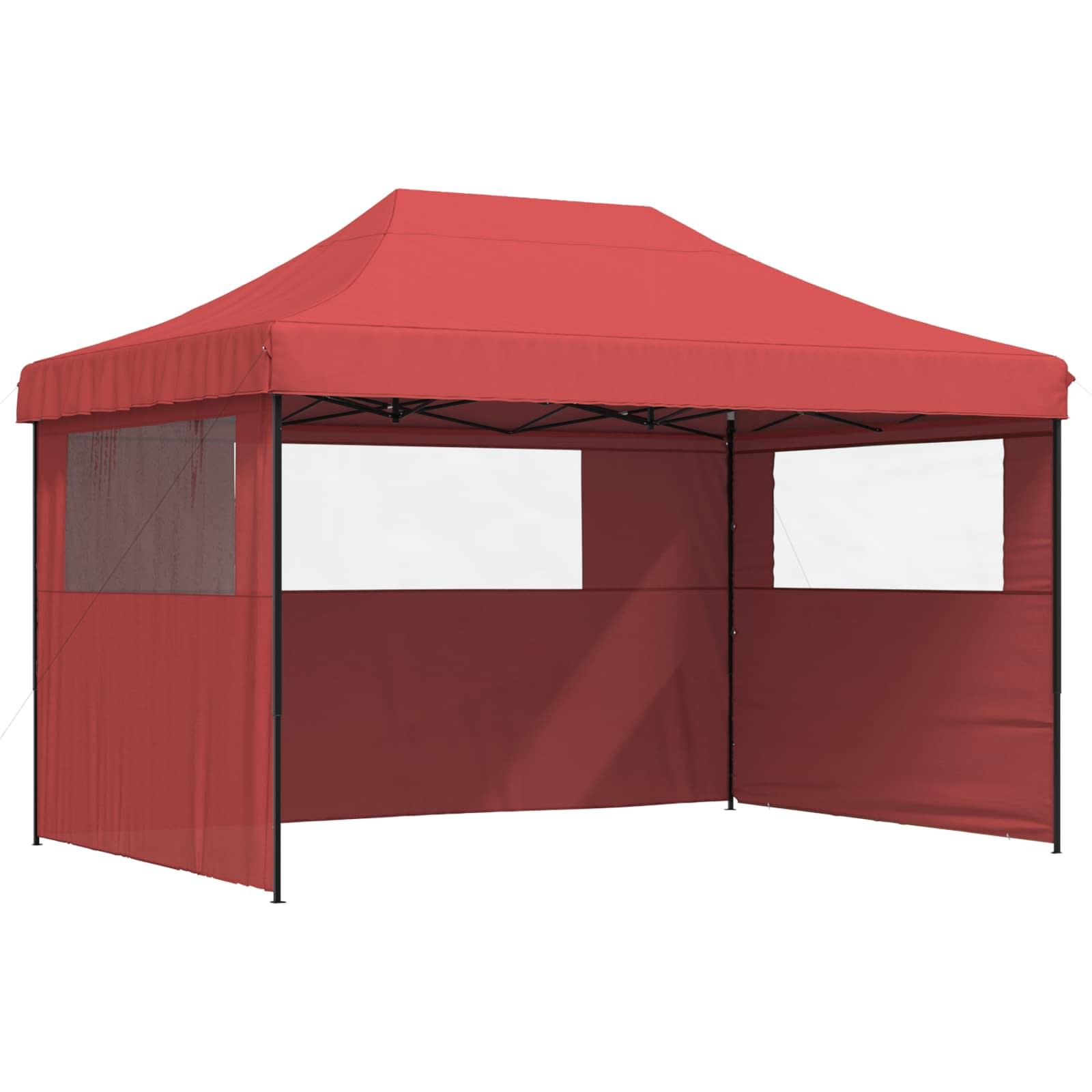 Party-Zelt Bordeauxrot 279 x 410 x 315 cm Oxford-Stoff