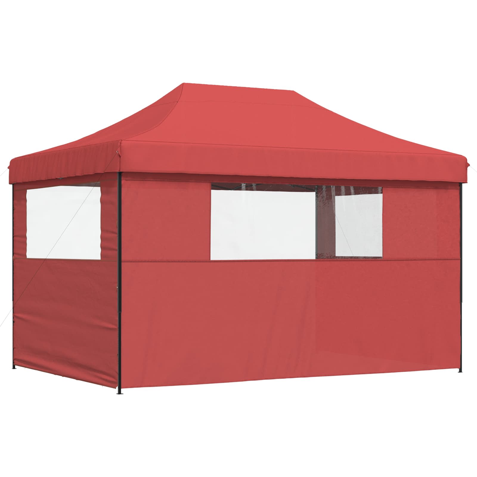 Party-Zelt Bordeauxrot 279 x 410 x 315 cm Oxford-Stoff