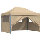 Party-Zelt Beige 279 x 410 x 315 cm Oxford-Stoff