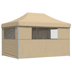 Party-Zelt Beige 279 x 410 x 315 cm Oxford-Stoff