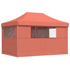 Party-Zelt Terrakotta 279 x 410 x 315 cm Oxford-Stoff