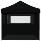 Party-Zelt Schwarz 279 x 410 x 315 cm Oxford-Stoff