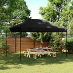 Party-Zelt Schwarz 292 x 440 x 315 cm Oxford-Stoff
