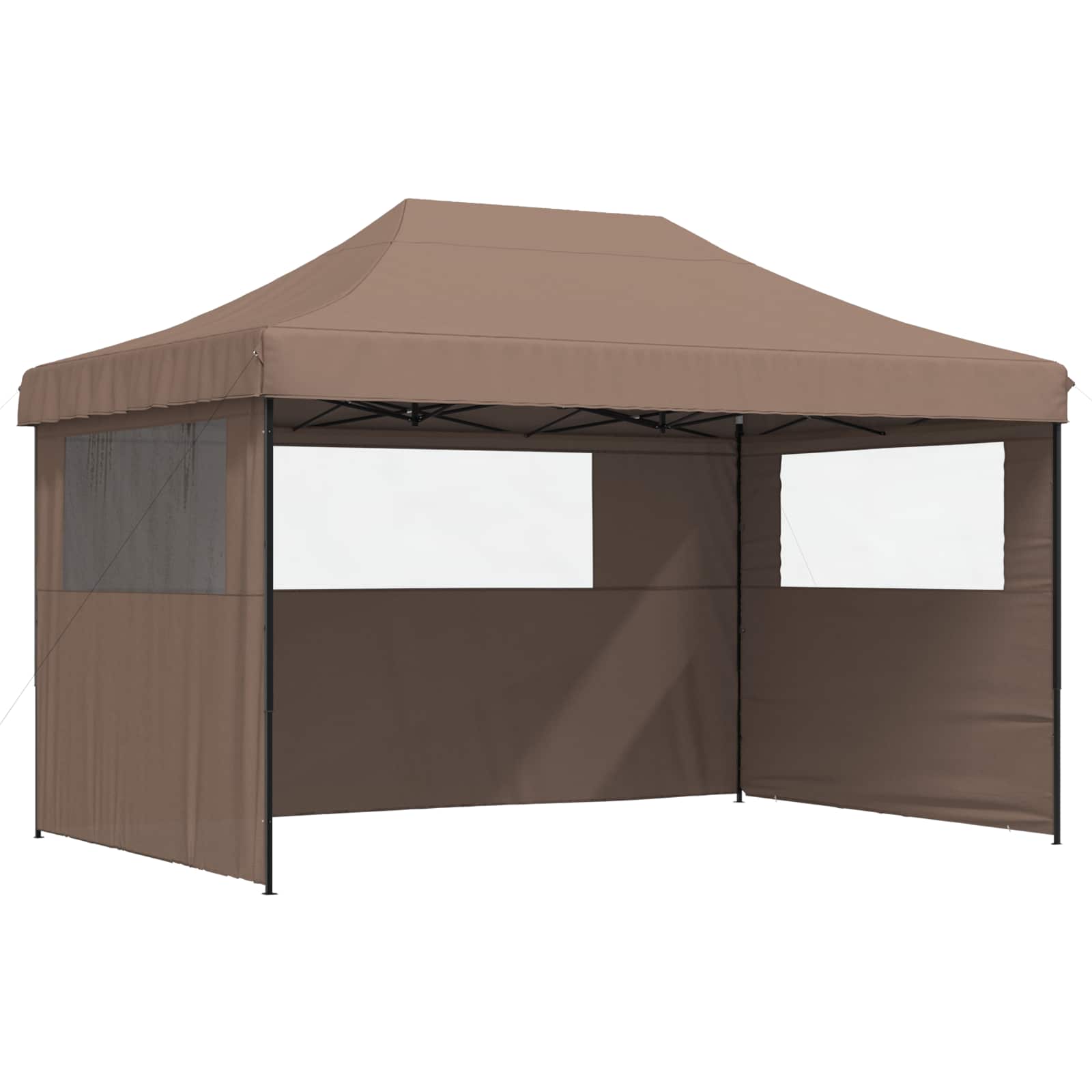 Party-Zelt Braun 292 x 440 x 315 cm Oxford-Stoff
