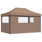 Party-Zelt Braun 292 x 440 x 315 cm Oxford-Stoff